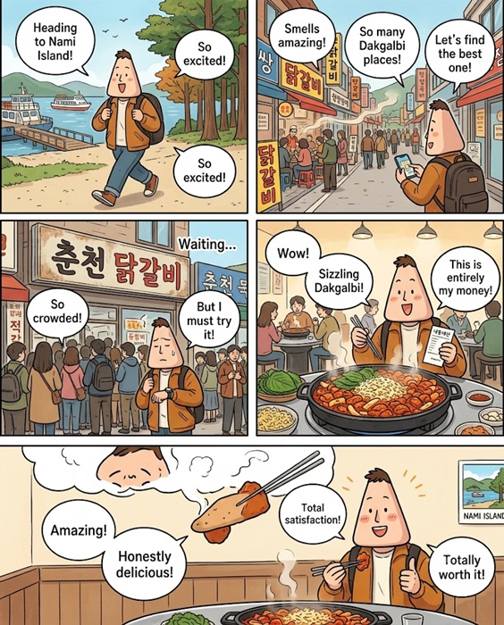 남이섬 닭갈비 ani