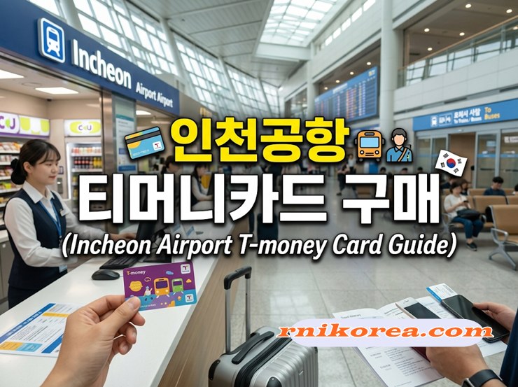 인천공항 티머니카드 구매